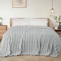Exclusivo Mezcla Striped Queen Size Fleece Blanket by ExclusivoMezcla