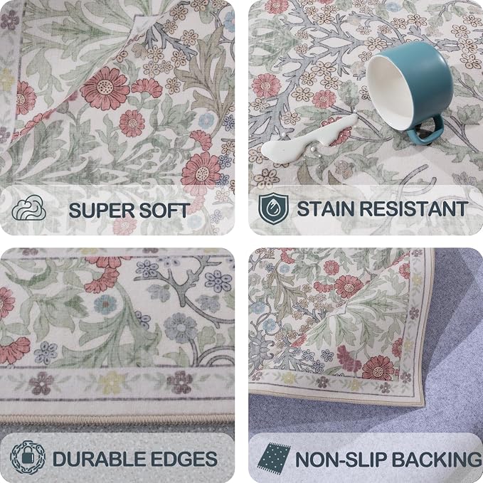 Extra Large 10x14 Area Rug for Living Room, Washable Rugs for Dining Room - Image 7