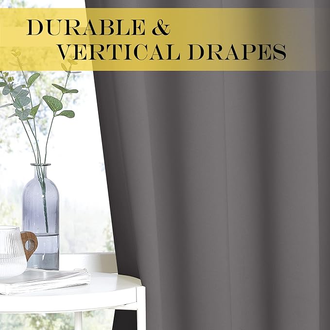 NICETOWN Blackout Doorway Curtain 80 inch Length - Image 6