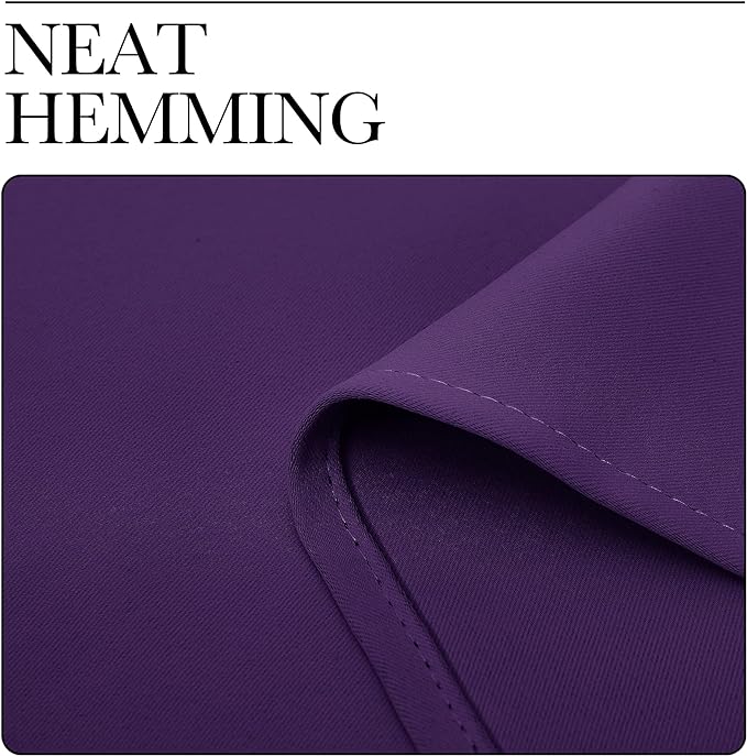 NICETOWN Royal Purple Blackout Curtains 102 inches Length - Image 6