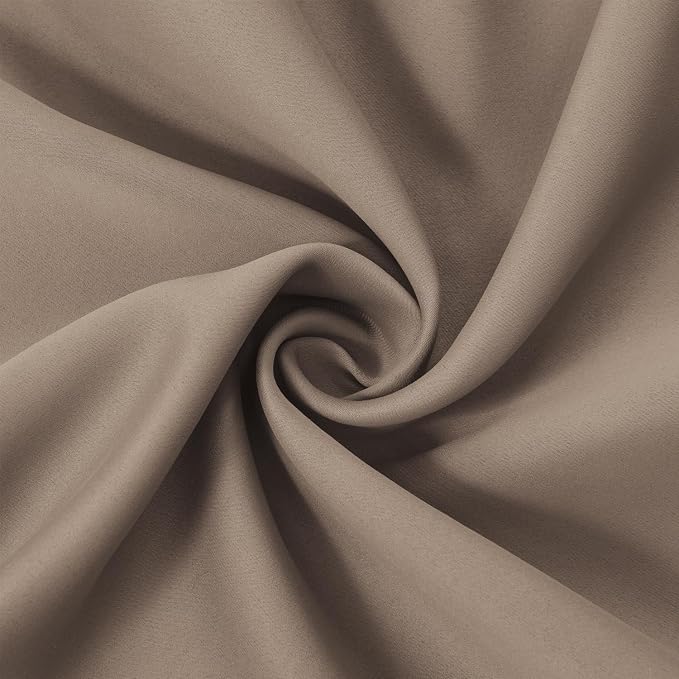 Cappuccino Blackout Curtains 42 x 63 Inch Length/Set of 2 Curtain - Image 5
