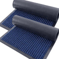 OLANLY 2-Pack Front Door Mats 47x32, Waterproof Heavy-Duty Doormats | Blue by OLANLY