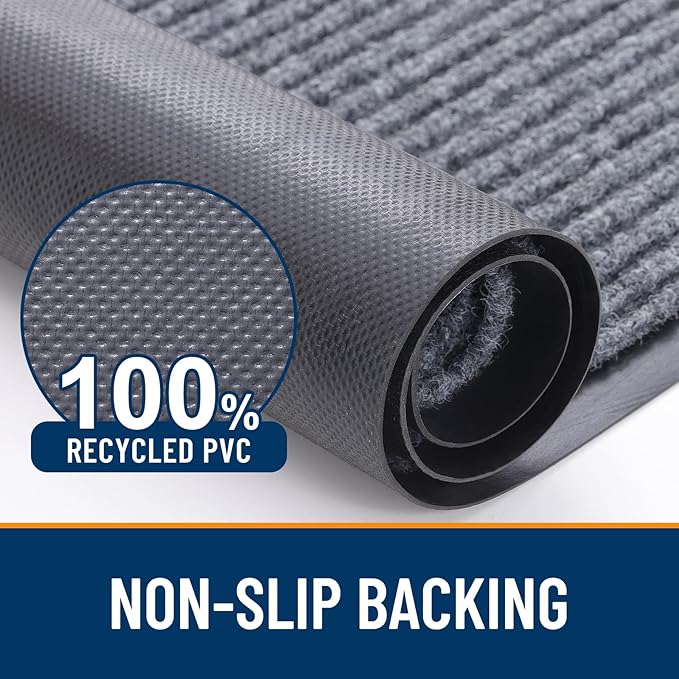 OLANLY Front Door Mat 47x30, Waterproof Heavy-Duty Indoor Outdoor Doormat | - Image 3