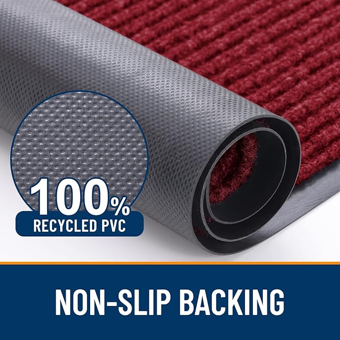 OLANLY Front Door Mat 47x17, Waterproof Heavy-Duty Indoor Outdoor Doormat | - Image 3