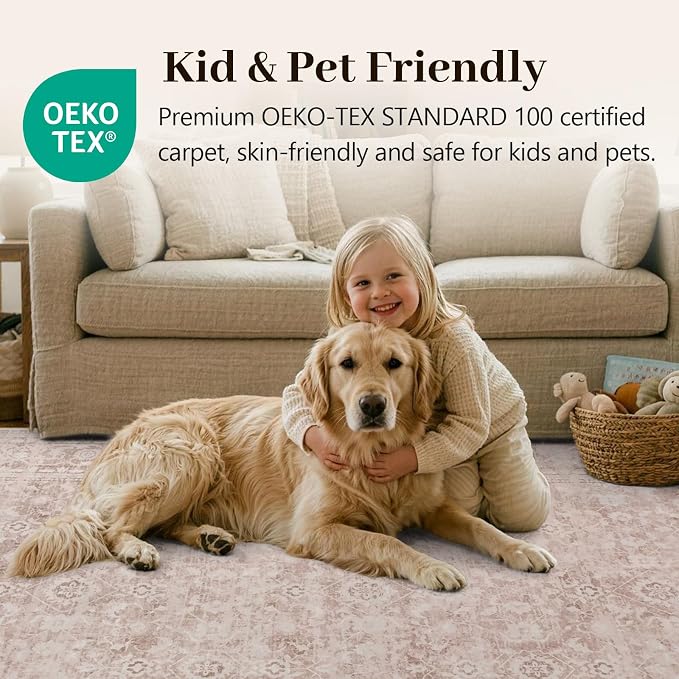 9x12 Ft Extra Large Area Rugs for Living Room, Soft Non-Slip Machine Washable - Image 5