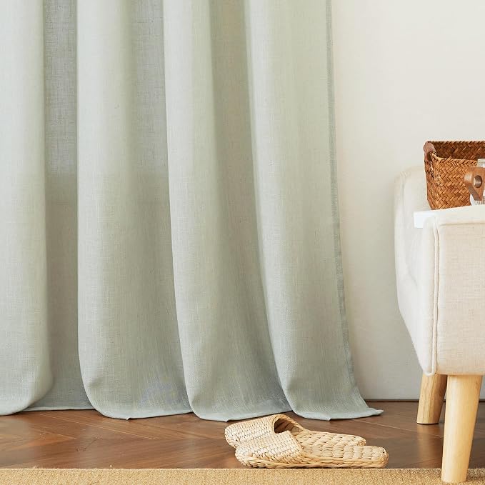 RYB HOME Extra Wide Sheer Curtains - Image 6