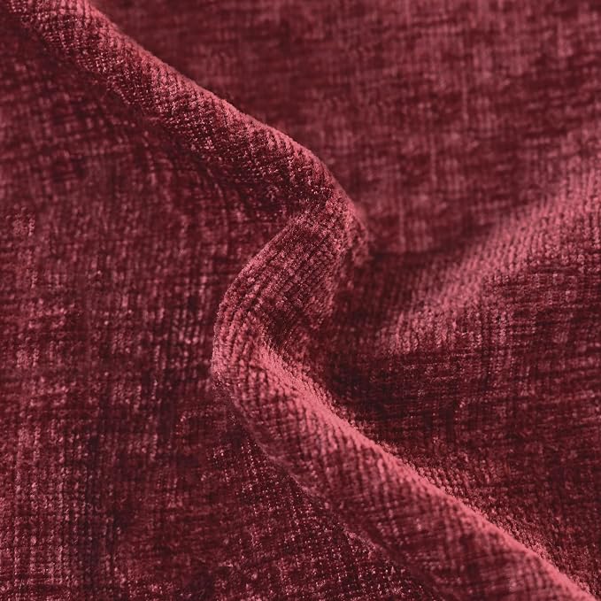 CaliTime Decorative Couch Throw Pillow Covers 26 X 16 Inches Burgundy | Pack of - Image 2