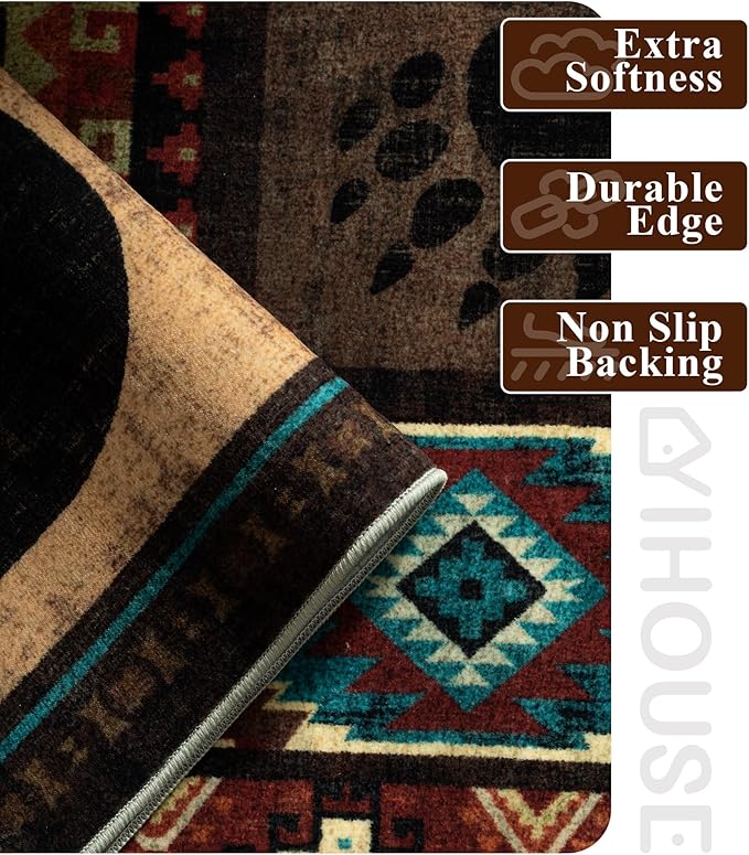 Hallway Runner Rug 2x6 Indoor Door Mat - Image 5