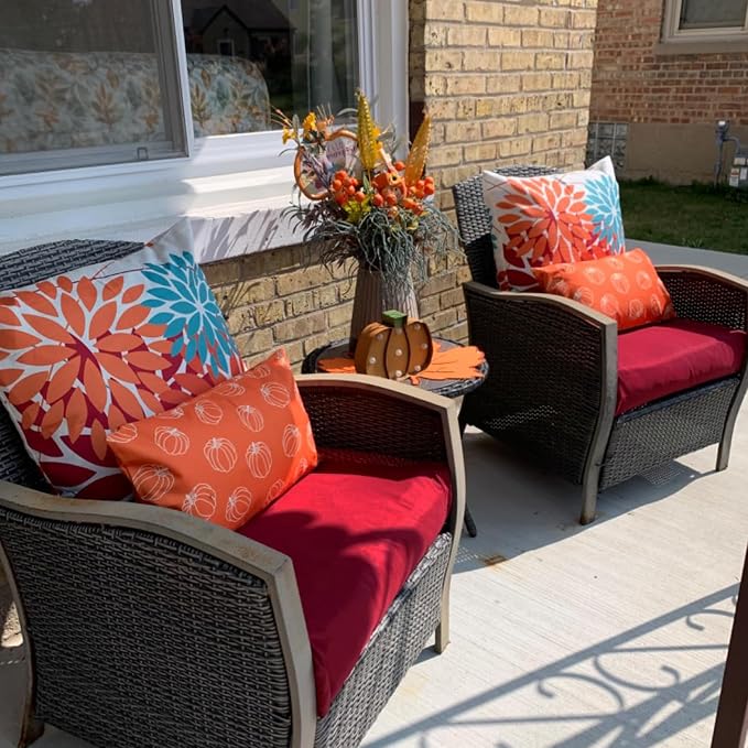 Sqodok Outdoor Cushion Covers 22x20 inch, Wicker Chair - Image 7
