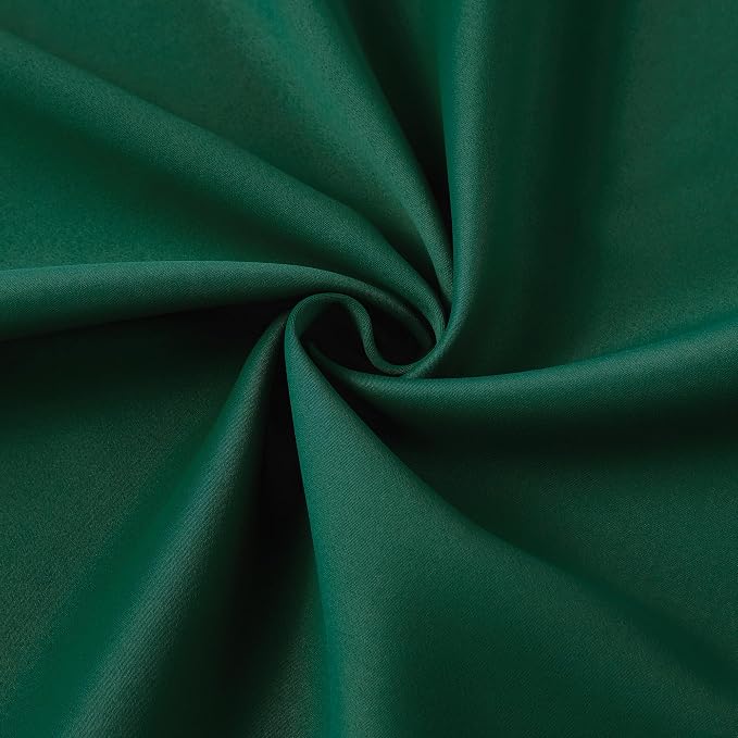 Dark Hunter Green Window Draperies 108 Inches Long 9 FT Tall, Pinch Pleat Room - Image 7