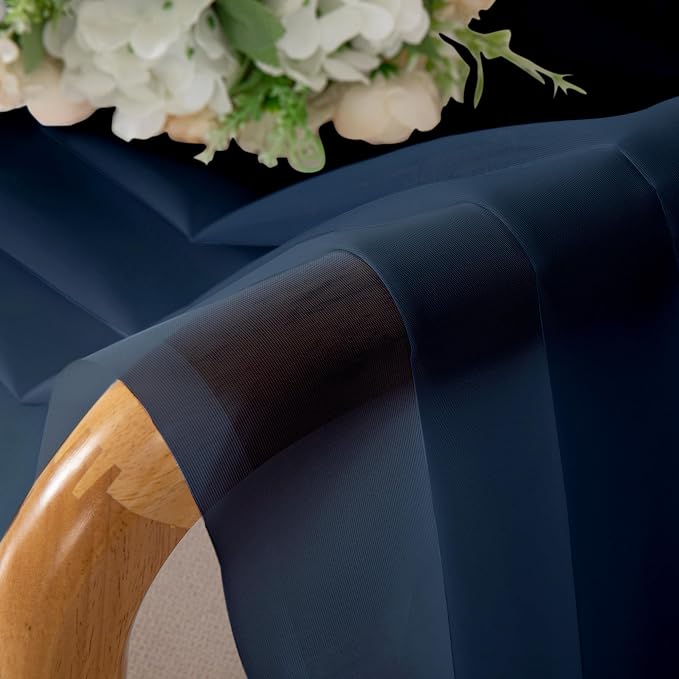 Chyhomenyc Sheer Curtains Extra Long 96 inch 2 PCS- Casual Style Airy & - Image 6