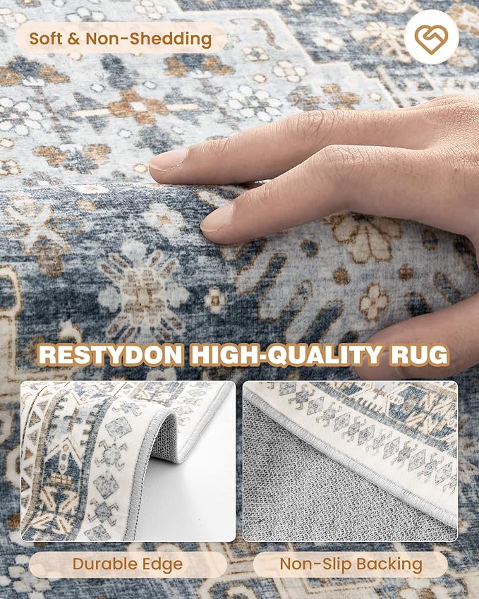 2x3 Entryway Rug Washable Rug Runner - Image 7