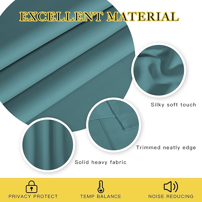 NICETOWN Window Treatment Sliding Door Curtain - Image 4