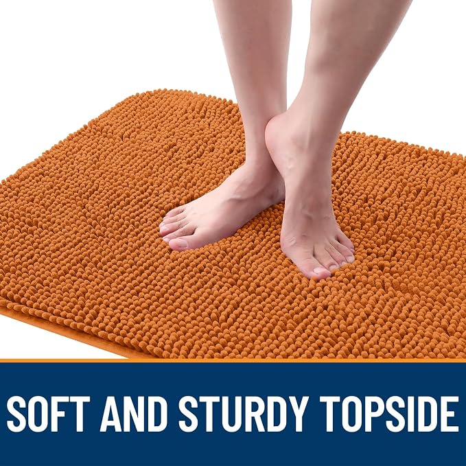OLANLY Dog Door Mat for Muddy Paws 32x20, Super Absorbent Chenille Mud Mat | - Image 4