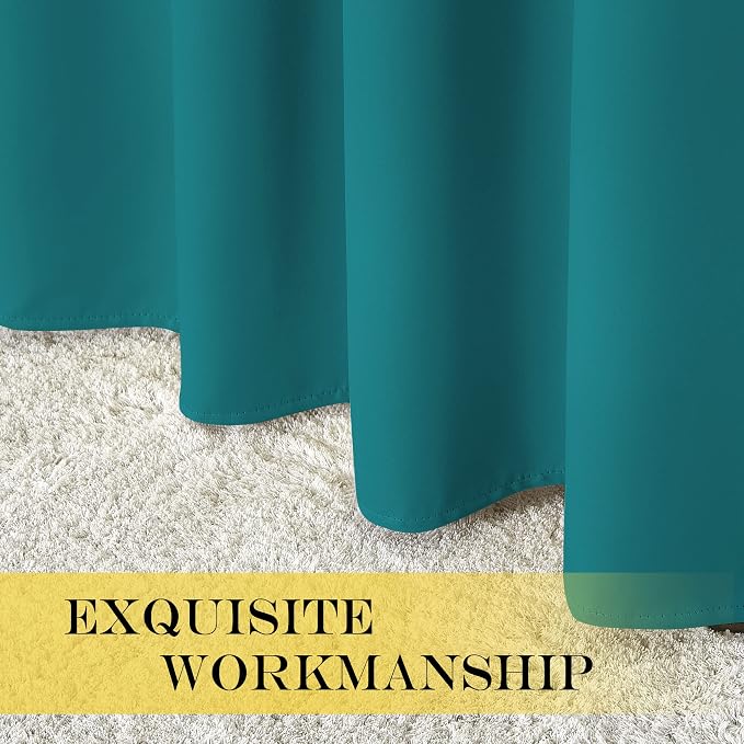 NICETOWN Bedroom Curtain Room Darkening Drapery 102 inches Length - Image 5