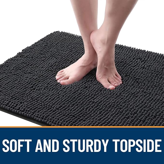OLANLY Dog Door Mat for Muddy Paws 44x32, Super Absorbent Chenille Mud Mat | - Image 4
