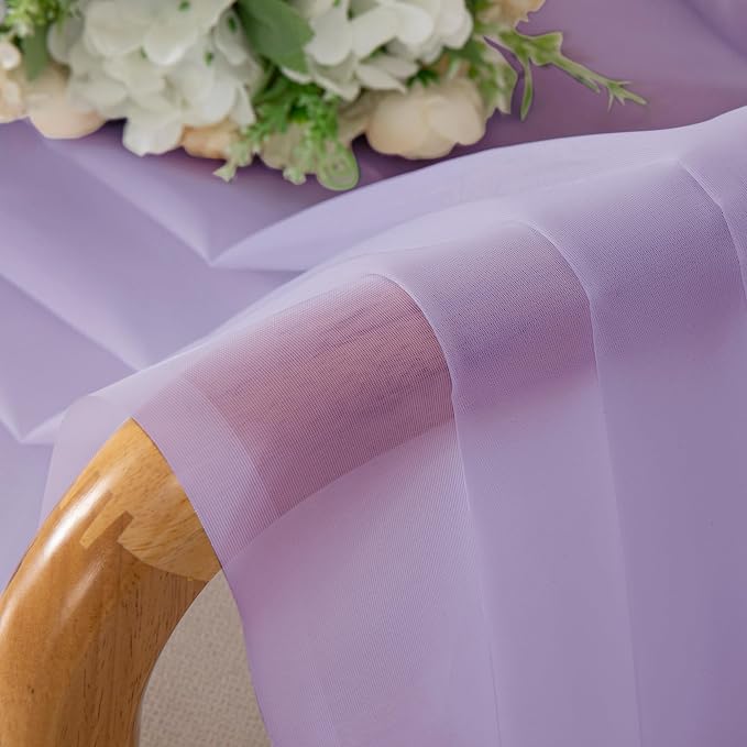 Chyhomenyc Sheer Lilac Valances - Image 8