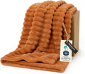 Bedsure Soft Burnt Orange Throw Blanket by Unknown