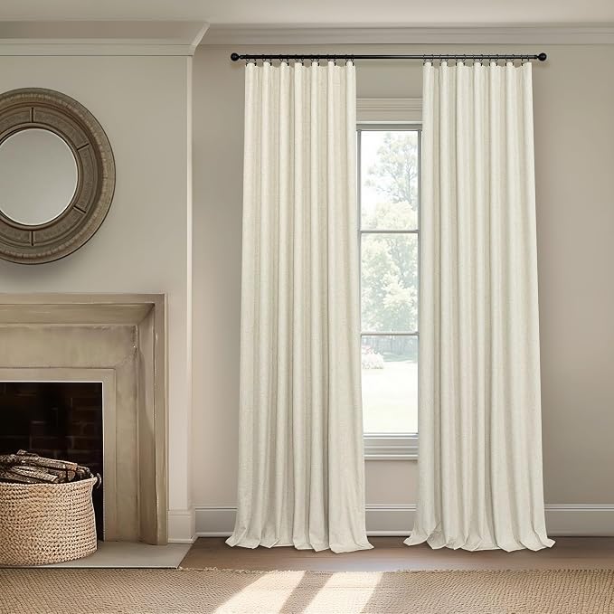 92 Inch Curtains 2 Panel Set UV Light Blocking Summer Farmhouse Curtains - Image 2