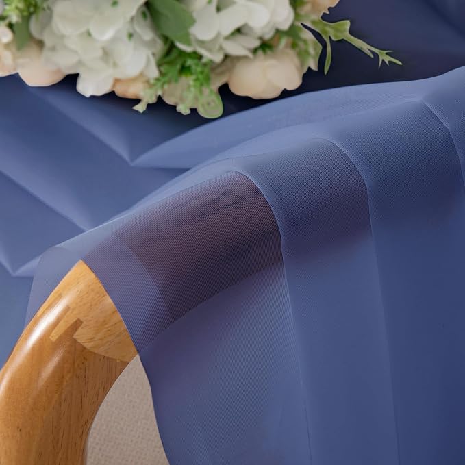 Sheer Curtains 78 Inches Long 2 Panels Set - Image 4