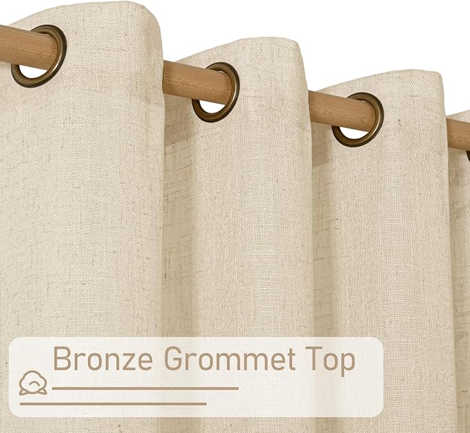 Sheer Linen Curtains 84 Inches Long - Image 4