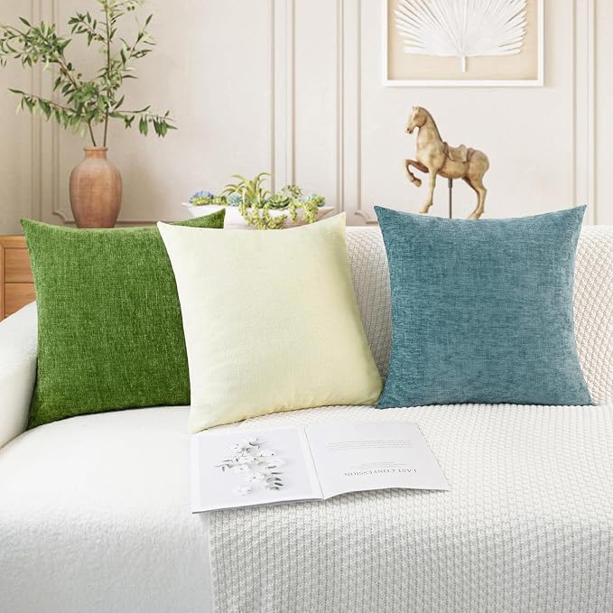 CaliTime Decorative Couch Throw Pillow Covers 20 X 12 Inches Beige | Pack of 2 - Image 5
