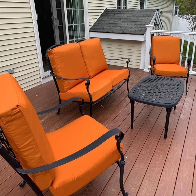 Sqodok Outdoor Cushion Covers 24x22 inch, Wicker Chair - Image 3