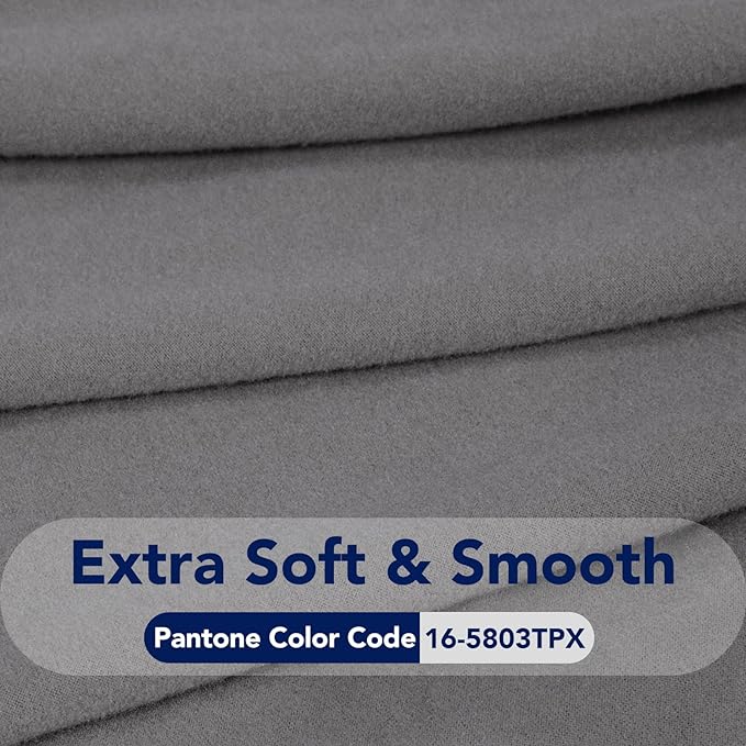 PureFit Stretch Couch Covers for Sofa Large Sofa Slipcovers Light Gray | - Image 5