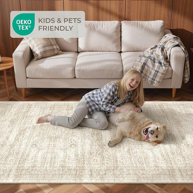 2x7 Runner Rug Non Slip, Washable Hallway Runner Rug, Nursery Room, Soft Runner - Image 9