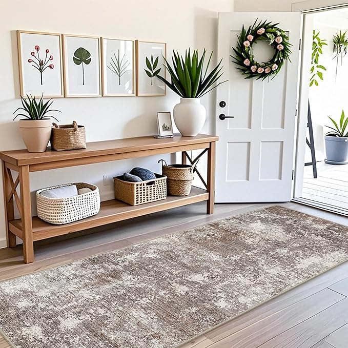 4x8 Area Rug for Indoor Entrance– Non-Slip Washable Door Mat for Entryway - Image 3