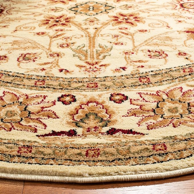 SAFAVIEH Lyndhurst Collection 10' Round Ivory/Ivory LNH212L Traditional - Image 4