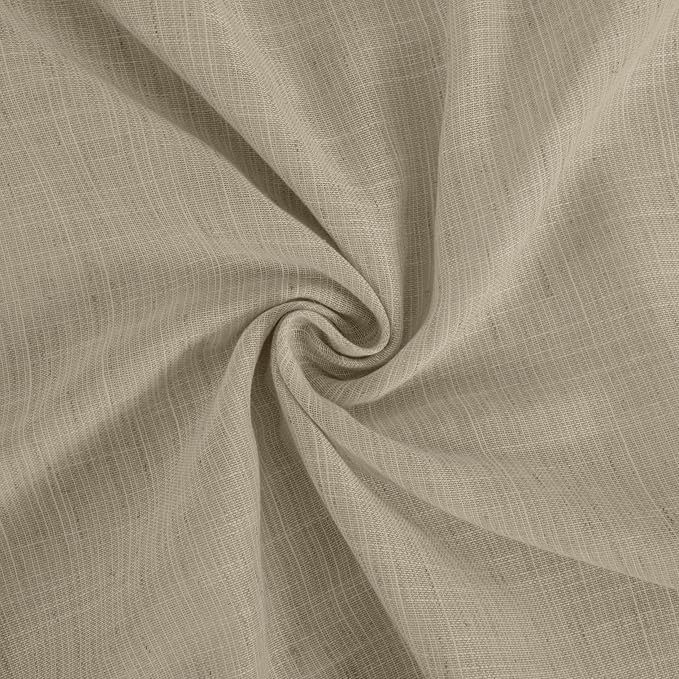 BGment Camel Linen Sheer Curtains 84 Inches Long - Image 7