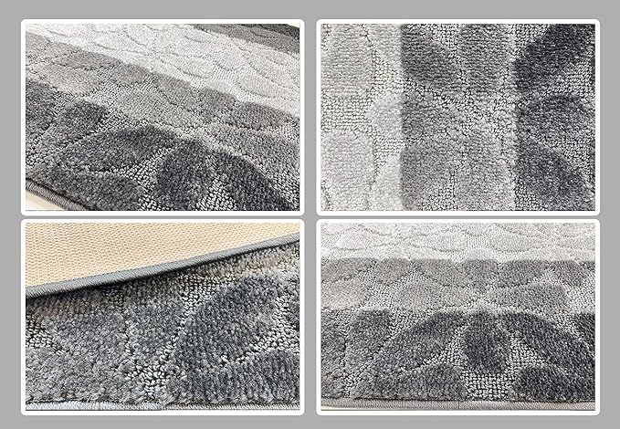 21 Ft Gray Extra Long Hallway Runner Rug, Non Slip Washable, Pet Friendly | - Image 6