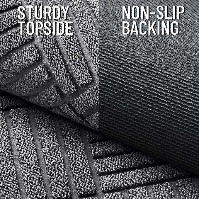 OLANLY Front Door Mat Outside Entrance 59x34, Waterproof Heavy-Duty Doormat | - Image 4