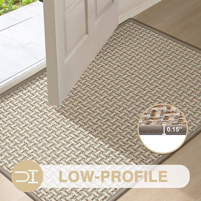 Door Mat Indoor Entrance 24"x47", Absorbent Indoor Door Mat Large, Non Slip - Image 4