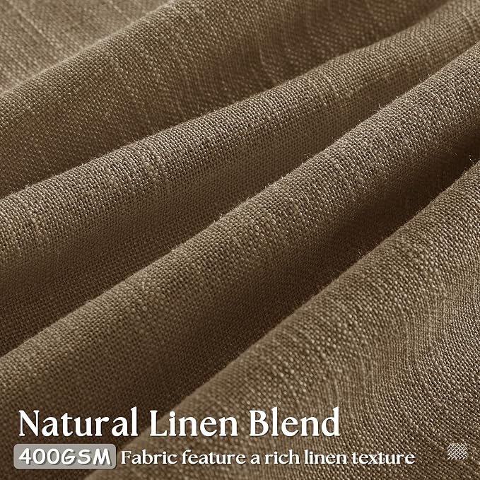 Extra Wide 120 Inch Long Pleat Curtains 70 Inch Wide Dutch Cocoa | Pinch Pleat - Image 2