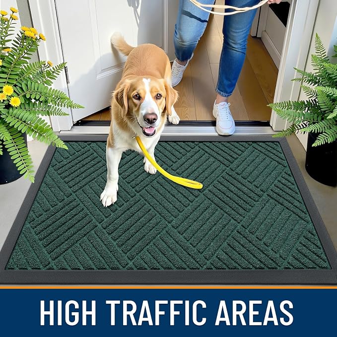OLANLY Front Door Mat Outside Entrance, Waterproof Heavy-Duty Doormat | 29.5x17 - Image 7