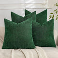 Set of 4 Soft Textured Decorative Throw Pillow Covers 20x20 Inch Cozy Farmhouse by Cozoomy