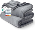 Bedsure GentleSoft Fleece Bed Blankets Queen Size Grey by Unknown