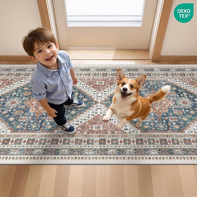 Runner Rug 2x6, Non Slip Washable Rugs - Image 9