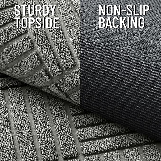 OLANLY Front Door Mat Outside Entrance 47x23, Waterproof Heavy-Duty Doormat | - Image 4
