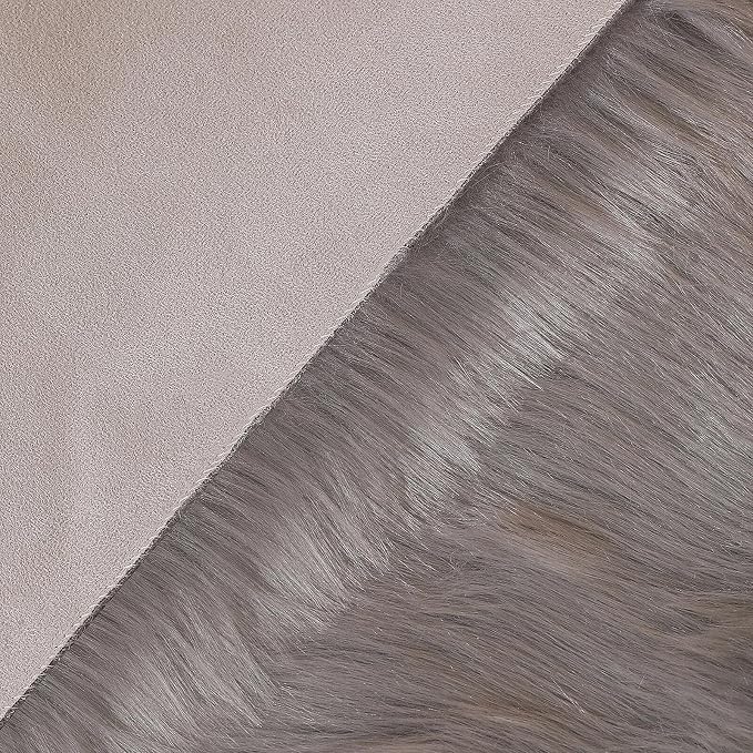 linmopm Faux Fur Sheepskin Rug, 2x6 ft Runner | Shag Fluffy Fuzzy, High-Density - Image 6
