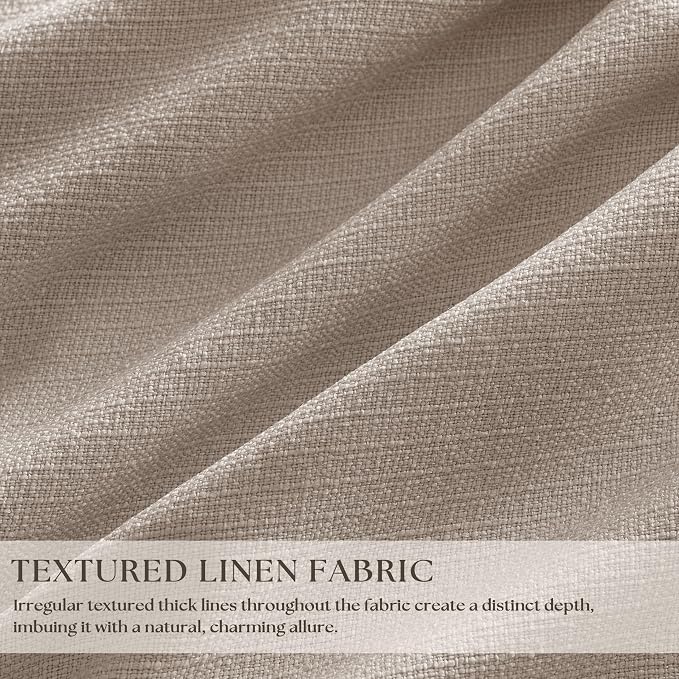 70 Inch Wide Blackout Pinch Pleat Curtains 102 Inches Long Burlywood Birch | - Image 2