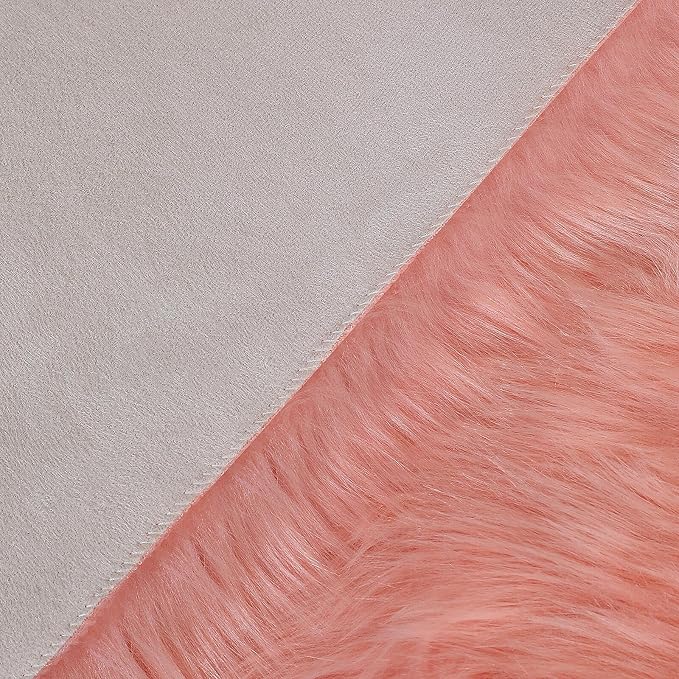 linmopm Faux Fur Sheepskin Rug, 2x6 ft Runner | Shag Fluffy Fuzzy, High-Density - Image 7