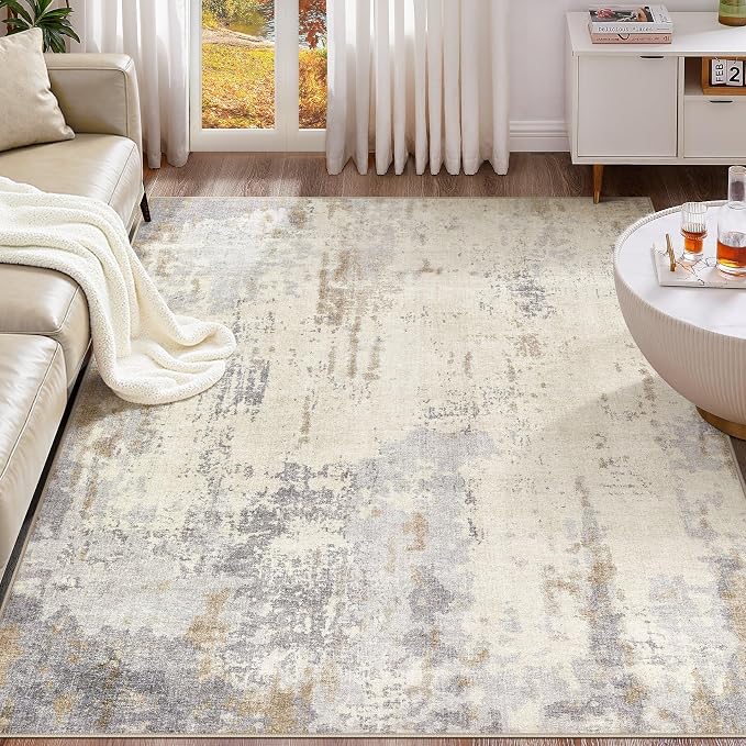 UERMEI 8x10 Washable Area Rug by UERMEI