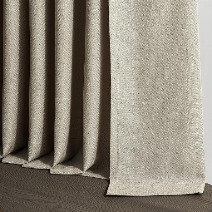 Topfinel 96 Inches Long Pinch Pleated Semi Sheer Curtains - Image 6