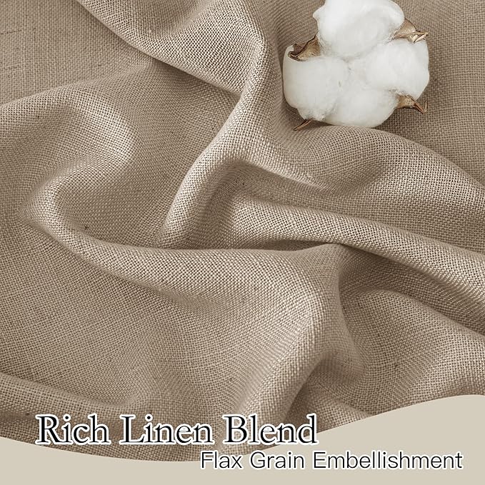 RYB HOME Extra Wide Sheer Curtains - Image 4