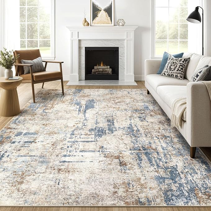 LOONGRUG 8x10 Area Rugs Washable Large Neutral Modern Living Room Rug | by LOONGRUG