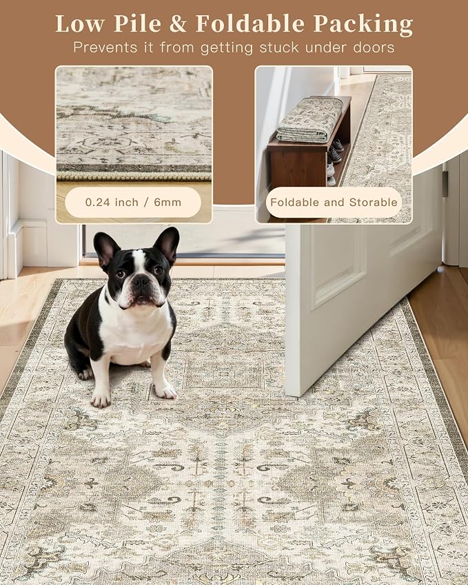 Madane Kitchen Runner 2'6''x8' Soft Rug Runners - Image 6