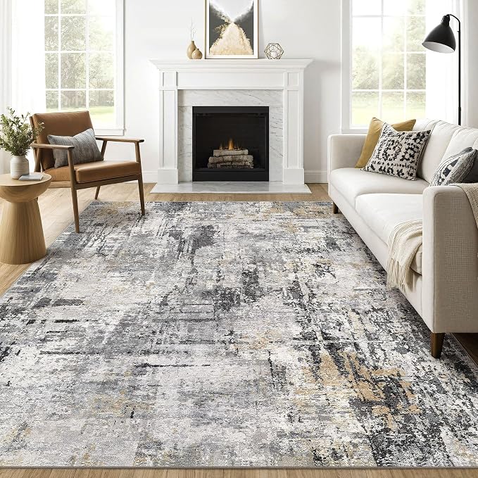 LOONGRUG 8x10 Area Rugs Washable Large Neutral Modern Living Room Rug | by LOONGRUG